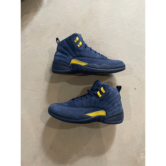 Size 10.5 Jordan 12 Retro Pe Michigan Psny Navy Maize Style AA1233-808572